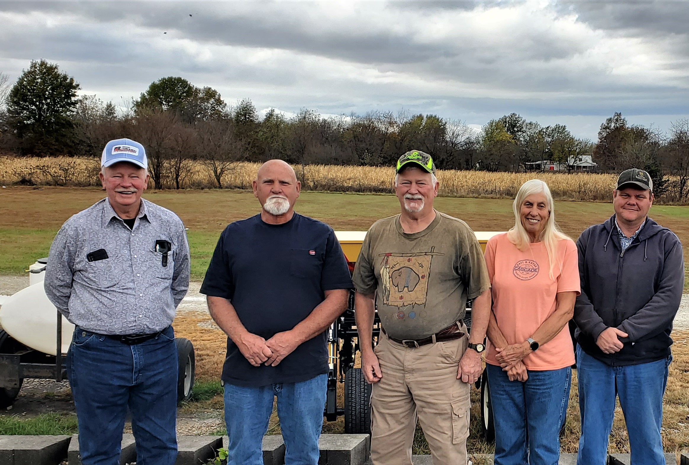 Pictured: Jerry Duff, Tim Brownfield, Jim Hamilton, Lynette Miller and Andy McCorkill Dallas County Board Members