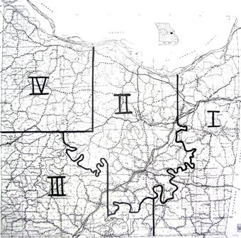 Franklin County Area Boundaries outlined