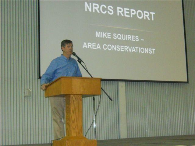Bill Brouk - District Conservationist presenting