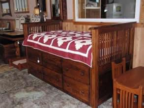 Furniture made by Amish in Jamesport, Amish Community
